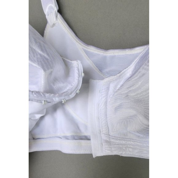 Playtex Bra 18 Hr Posture Boost 40 C Full Figure Front Close White E525 - Picture 3 of 10